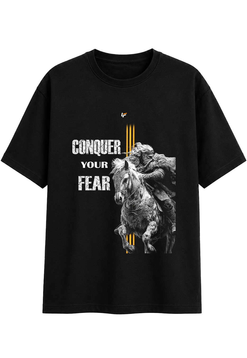 Luckyfits Conquer Your Fear | Unisex Classic Crew T-Shirt